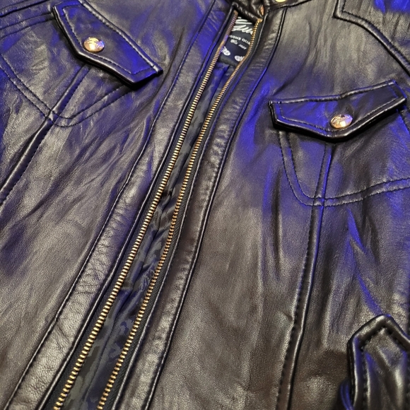 Medium genuine leather jacket - Picture 6 of 8